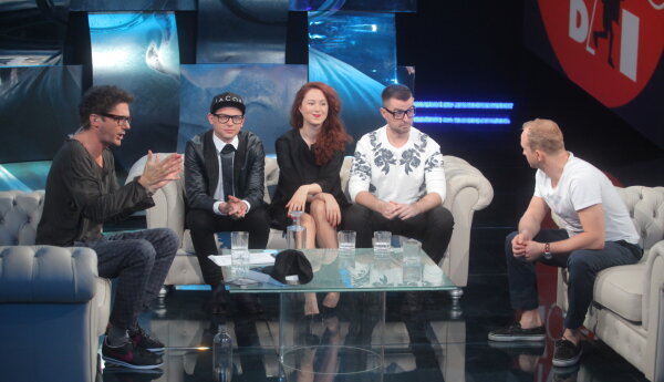 Borys Szyc i finaliści "Project Runway"