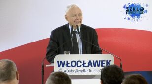 Jarosław Kaczyński czule