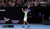 Miedwiediew wygrał 2. seta finału Australian Open