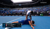 Mensik padł na kort z wycieńczenia po przegranym finale turnieju juniorów w Australian Open