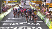 Peleton na mecie 14. etapu Tour de France