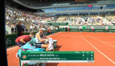 Krejcikova przełamała Pawluczenkową w 7. gemie 3. seta finału French Open