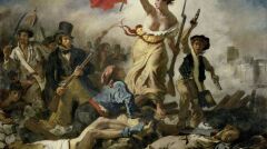 Eugène Delacroix, &quot;Wolność wiodąca lud na barykady&quot;. Luwr