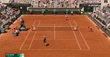 Świetna gra Świątek w 5. gemie 2. seta ćwierćfinału Roland Garros