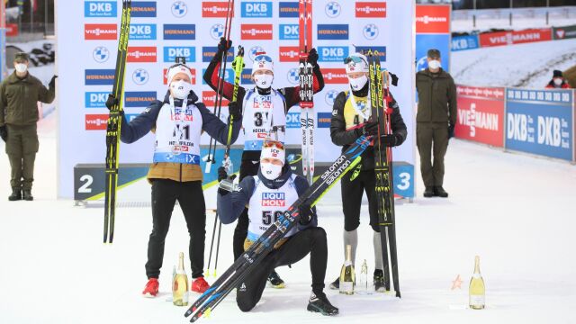 Norwescy biathloniści zdominowali sprint w Hochfilzen