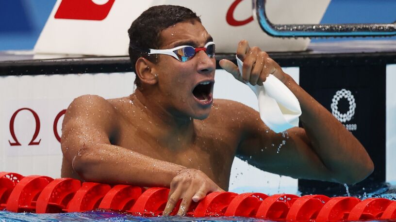 Sensacja w pływaniu. Nastoletni Tunezyjczyk mistrzem olimpijskim