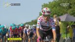 Cort Nielsen dogoniony przez peleton po 130 km samotnej ucieczki na 3. etapie Tour de France