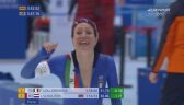 Pekin 2022 - łyżwiarstwo szybkie 3000m kobiet. Złoto i rekord olimpijski Irene Schouten - finisz biegu