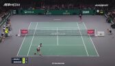 Skrót meczu: Hubert Hurkacz - Adrian Mannarino w 1. rundzie turnieju ATP w Paryżu