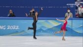 Pekin 2022 - łyżwiarstwo figurowe. Skrót tańca dowolnego Natalii Kaliszek i Maksyma Spodyriewa