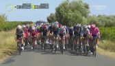 Upadek kolarzy Qhubeka na 23 km przed metą 13. etapu Tour de France