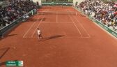 Hurkacz wygrał 1. seta w meczu 1. rundy Roland Garros