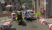 Niebezpieczne zderzenie z samochodem podczas 18. etapu Tour de France