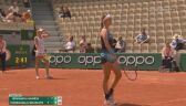 Piłka meczowa ze spotkania Rosolska/Routliffe - Bondar/Minnen w 3.rundzie Roland Garros