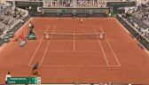 Piłka meczowa ze spotkania Kudiermietowa - Keys w 4. rundzie Roland Garros