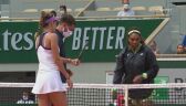 Skrót meczu 2. rundy Roland Garros Serena Williams - Mihaela Buzarnescu