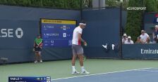 Majchrzak przegrał 2. seta w meczu z Tabilo w 1. rundzie US Open