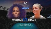 Skrót meczu 2. rundy Australian Open Venus Williams - Sara Errani
