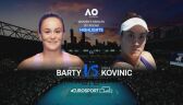 Skrót meczu 1. rundy Australian Open Ashleigh Barty - Danka Kovinic
