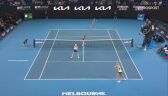 Skrót meczu Krejcikova/Siniakova - Aoyama/Shibahara w finale gry podwójnej Australian Open