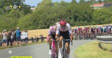 Atak Corta Nielsena i Pereza na początku 4. etapu Tour de France