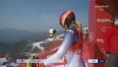 Pekin 2022 - narciarstwo alpejskie. Dramat Mikaeli Shiffrin. Wypadła z trasy 1. przejazdu slalomu