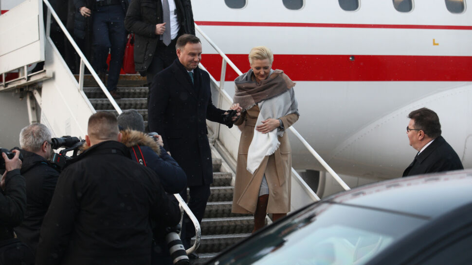 Prezydent Duda z wizytą na Litwie. Spotkał się z Polonią