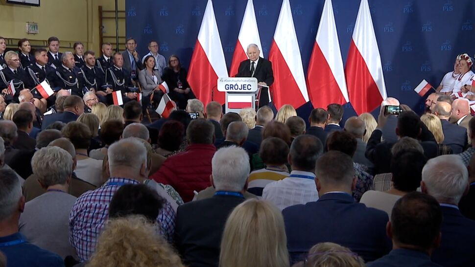 Jarosław Kaczyński znów mówi o reparacjach od Niemiec. "Wyciąga tę sprawę tylko na użytek kampanii"