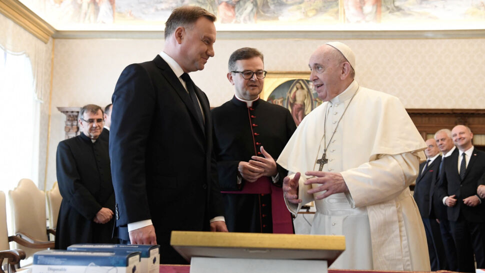 Prezydent Duda na audiencji u papieża Franciszka. "Wzruszające spotkanie"